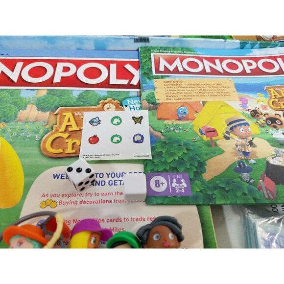 Monopoly Animal Crossing Edition Board Game Kids Video Game Collectible - Picture 5 of 16